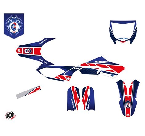 Kit Deco Moto Cross Replica France 2018 Edition Limitee Yamaha 65 YZ