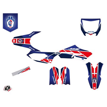 Kit Deco Moto Cross Replica France 2018 Edition Limitee Yamaha 65 YZ