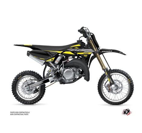 Kit Deco Moto Cross Outline Yamaha 65 YZ Jaune