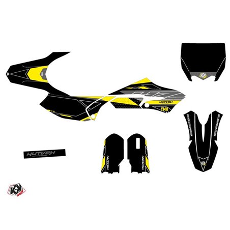 Kit Deco Moto Cross Outline Yamaha 65 YZ Jaune