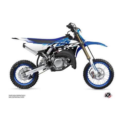 Kit Deco Moto Cross Skew Yamaha 65 YZ Bleu