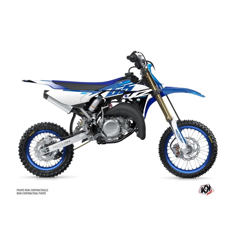Kit Deco Moto Cross Skew Yamaha 65 YZ Bleu