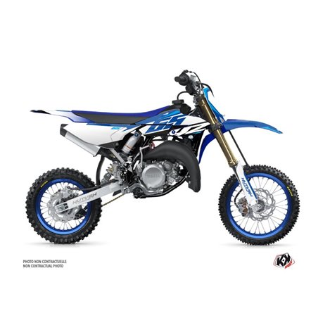 Kit Deco Moto Cross Skew Yamaha 65 YZ Bleu