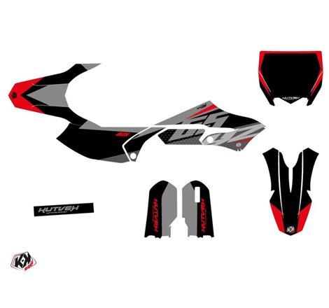 Kit Deco Moto Cross Skew Yamaha 65 YZ Rouge