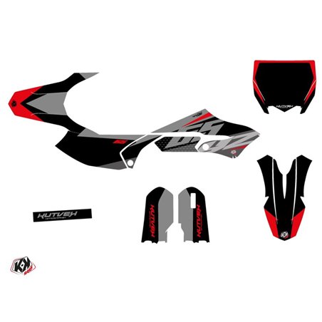 Kit Deco Moto Cross Skew Yamaha 65 YZ Rouge