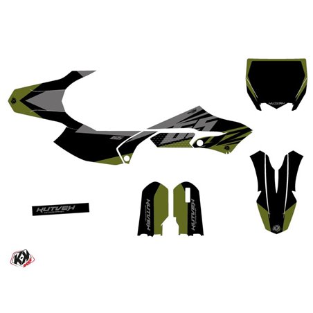 Kit Deco Moto Cross Skew Yamaha 65 YZ Kaki
