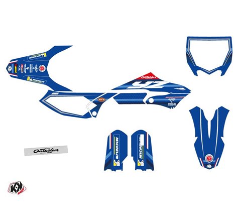 Kit Deco Moto Cross Replica Team Outsiders K21 Yamaha 65 YZ