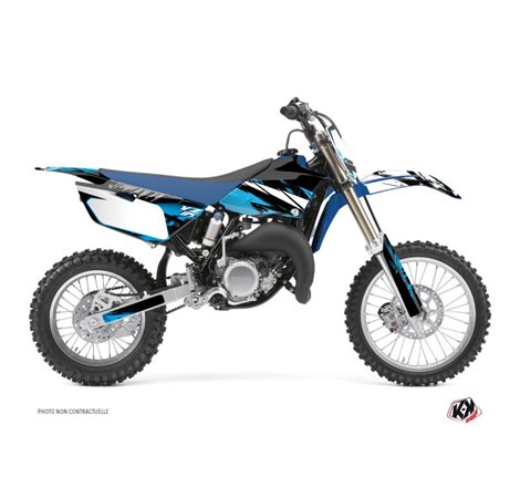 Kit Deco Moto Cross Techno Yamaha 85 YZ Bleu