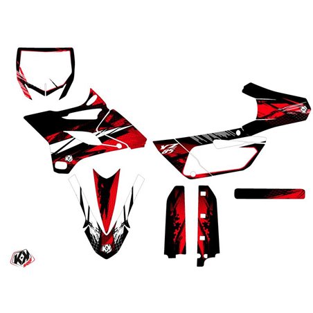 Kit Deco Moto Cross Techno Yamaha 85 YZ Rouge