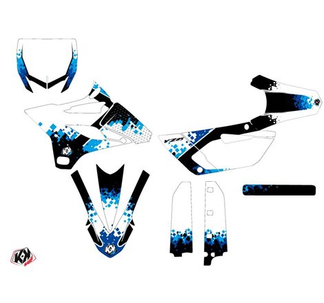 Kit Deco Moto Cross Hangtown Yamaha 85 YZ Bleu