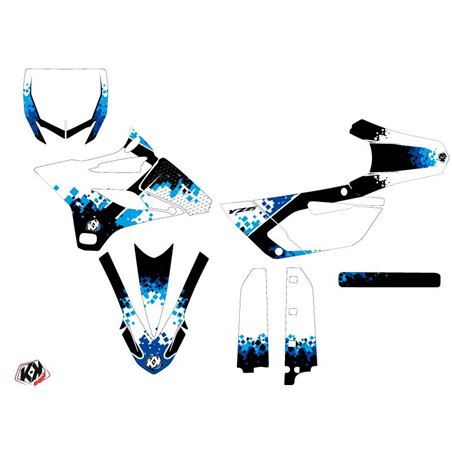 Kit Deco Moto Cross Hangtown Yamaha 85 YZ Bleu