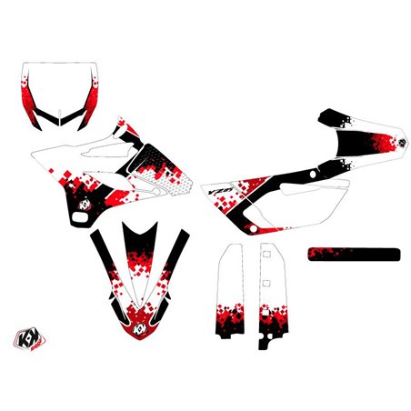 Kit Deco Moto Cross Hangtown Yamaha 85 YZ Rouge
