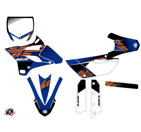 Kit Deco Moto Cross Flow Yamaha 85 YZ Orange
