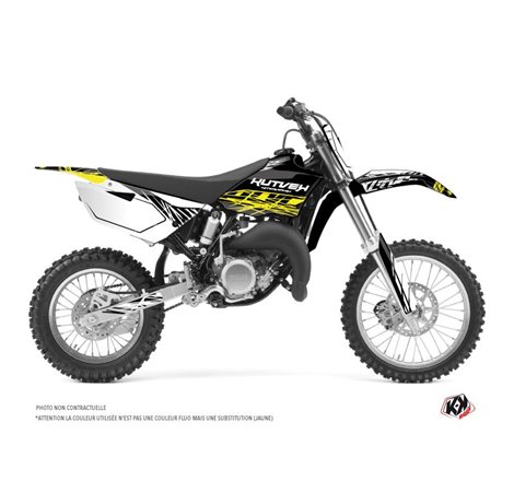 Kit Deco Moto Cross Eraser Fluo Yamaha 85 YZ Jaune