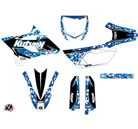 Kit Deco Moto Cross Predator Yamaha 85 YZ Bleu