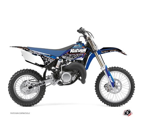 Kit Deco Moto Cross Predator Yamaha 85 YZ Noir Bleu