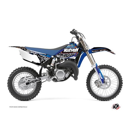 Kit Deco Moto Cross Predator Yamaha 85 YZ Noir Bleu