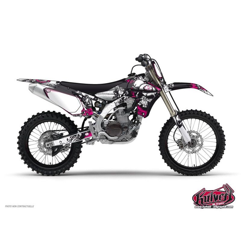 Kit Deco Moto Cross Trash Yamaha 85 YZ Rose