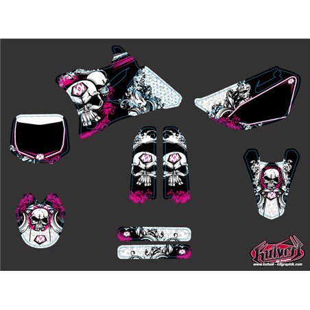 Kit Deco Moto Cross Trash Yamaha 85 YZ Rose