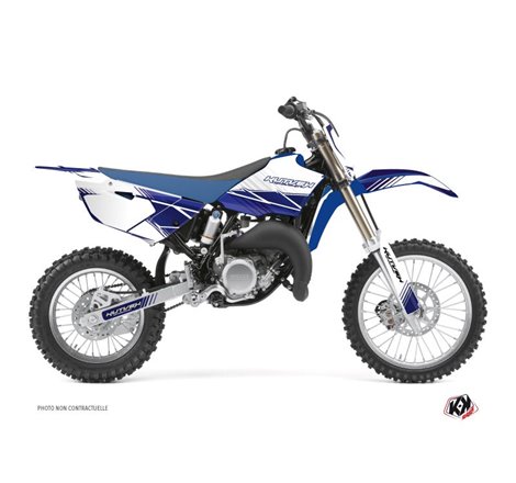 Kit Deco Moto Cross Stripe Yamaha 85 YZ Bleu Nuit