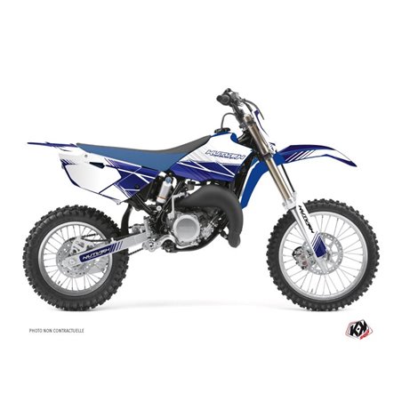 Kit Deco Moto Cross Stripe Yamaha 85 YZ Bleu Nuit