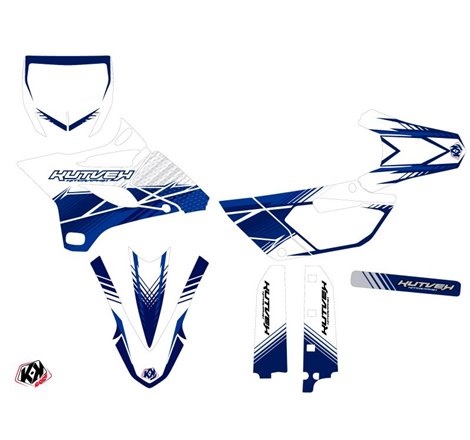Kit Deco Moto Cross Stripe Yamaha 85 YZ Bleu Nuit