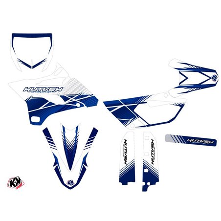 Kit Deco Moto Cross Stripe Yamaha 85 YZ Bleu Nuit