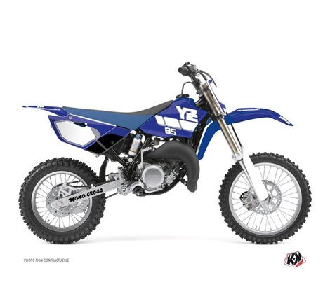 Kit Deco Moto Cross Vintage Yamaha 85 YZ Bleu