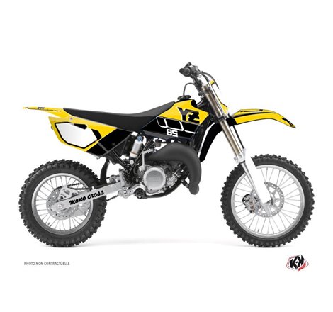 Kit Deco Moto Cross Vintage Yamaha 85 YZ Jaune