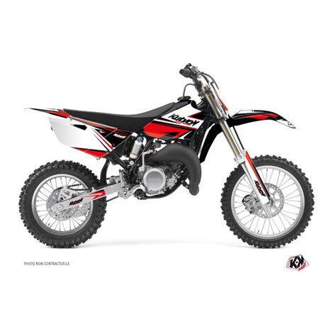 Kit Deco Moto Cross Stage Yamaha 85 YZ Noir Rouge