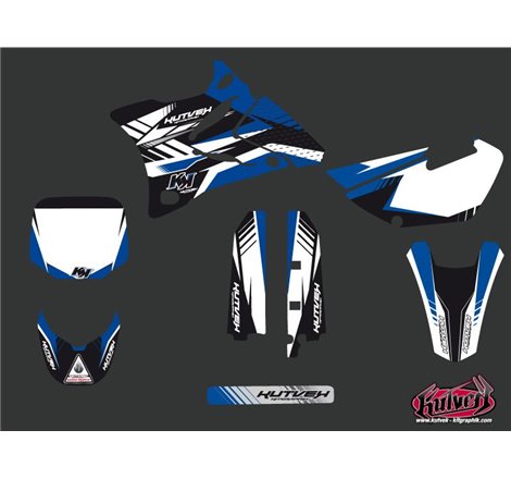 Kit Deco Moto Cross Pulsar Yamaha 85 YZ Bleu