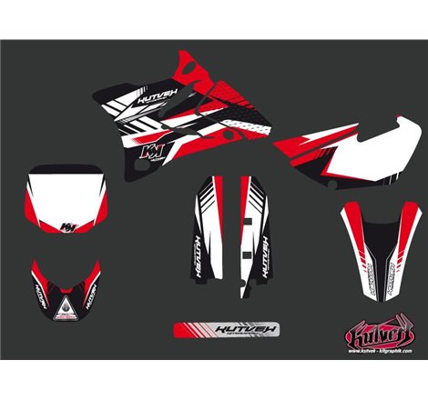 Kit Deco Moto Cross Pulsar Yamaha 85 YZ Rouge