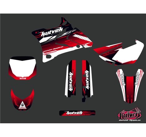 Kit Deco Moto Cross Slider Yamaha 85 YZ Rouge