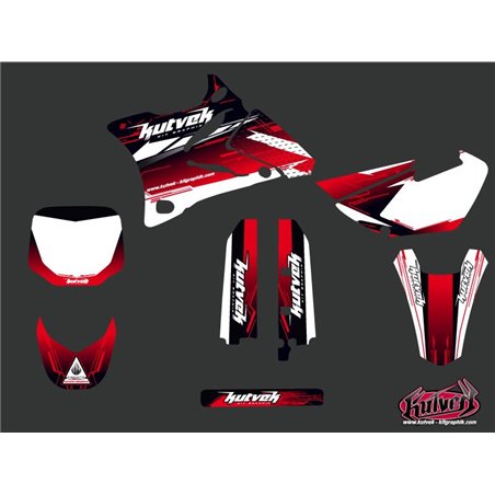 Kit Deco Moto Cross Slider Yamaha 85 YZ Rouge
