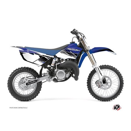 Kit Deco Moto Cross Stripe Yamaha 85 YZ Bleu
