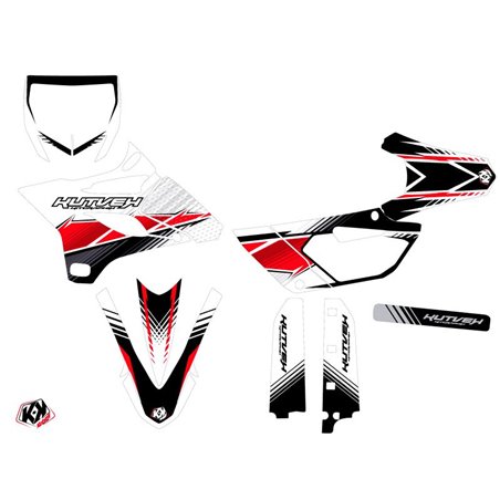 Kit Deco Moto Cross Stripe Yamaha 85 YZ Rouge