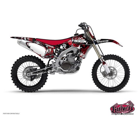 Kit Deco Moto Cross Freegun Yamaha 85 YZ Rouge