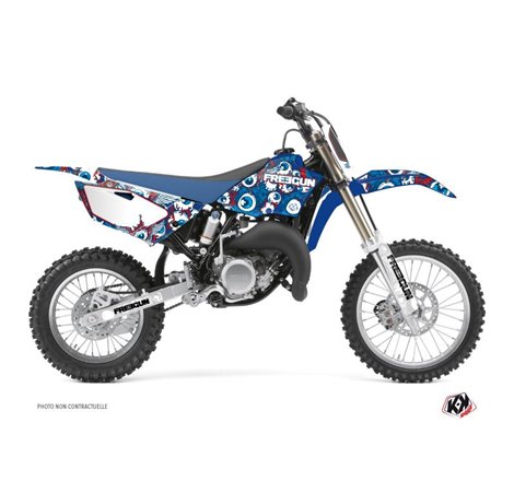 Kit Deco Moto Cross Freegun Eyed Yamaha 85 YZ Rouge