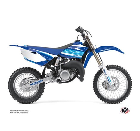 Kit Deco Moto Cross Outline Yamaha 85 YZ Bleu