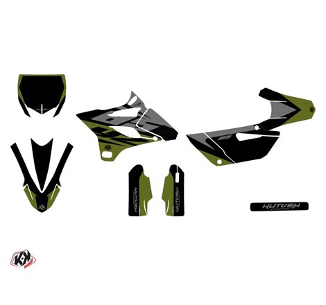 Kit Deco Moto Cross Skew Yamaha 85 YZ Kaki