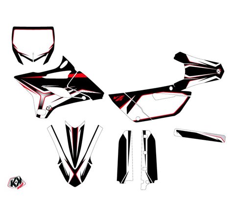 Kit Deco Moto Cross Concept Yamaha 85 YZ Rouge