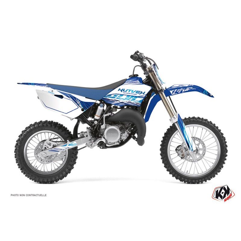 Kit Deco Moto Cross Eraser Yamaha 85 YZ Bleu