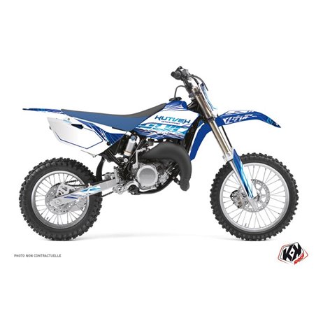 Kit Deco Moto Cross Eraser Yamaha 85 YZ Bleu
