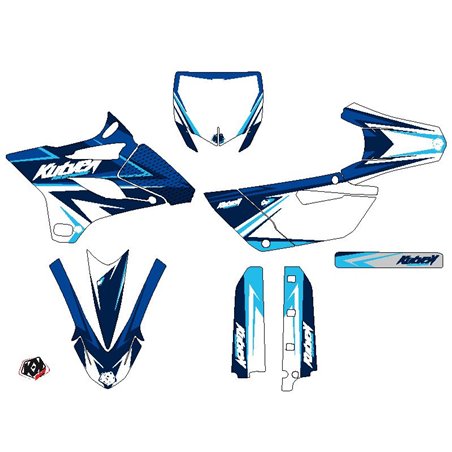 Kit Deco Moto Cross Stage Yamaha 85 YZ Bleu