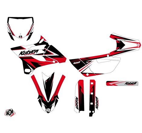 Kit Deco Moto Cross Stage Yamaha 85 YZ Noir Rouge