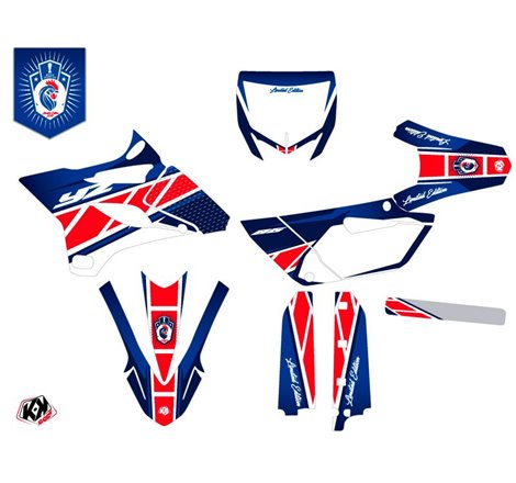 Kit Deco Moto Cross Replica France 2018 Edition Limitee Yamaha 85 YZ
