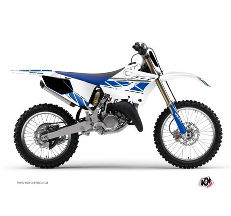 Kit Deco Moto Cross Replica Yamaha 125 YZ Blanc Bleu