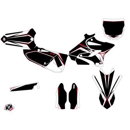 Kit Deco Moto Cross Concept Yamaha 125 YZ Rouge