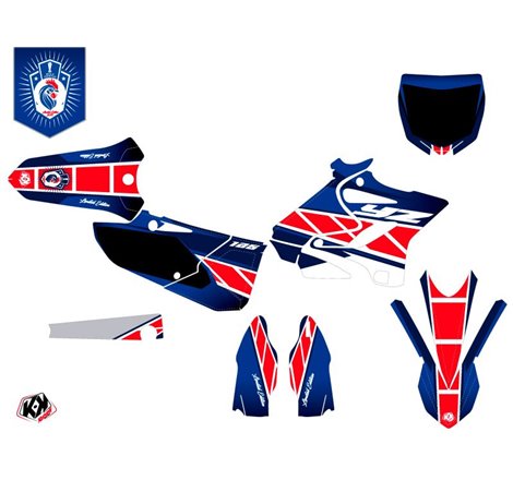 Kit Deco Moto Cross Replica France 2018 Edition Limitee Yamaha 125 YZ