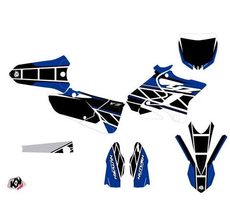 Kit Deco Moto Cross Replica Yamaha 125 YZ Bleu